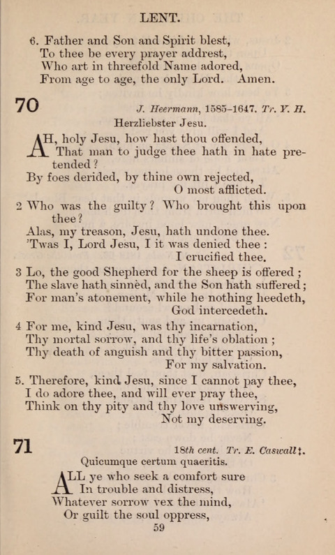 The English Hymnal page 59