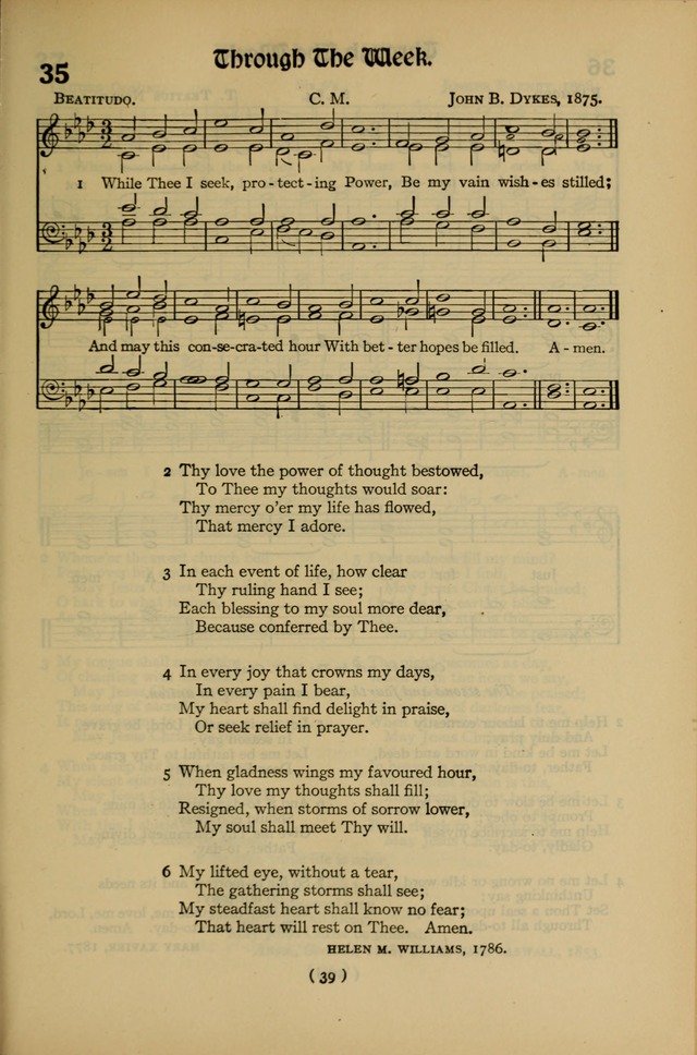 The Hymnal: as authorized and approved by the General Convention of the Protestant Episcopal Church in the United States of America in the year of our Lord 1916 page 109