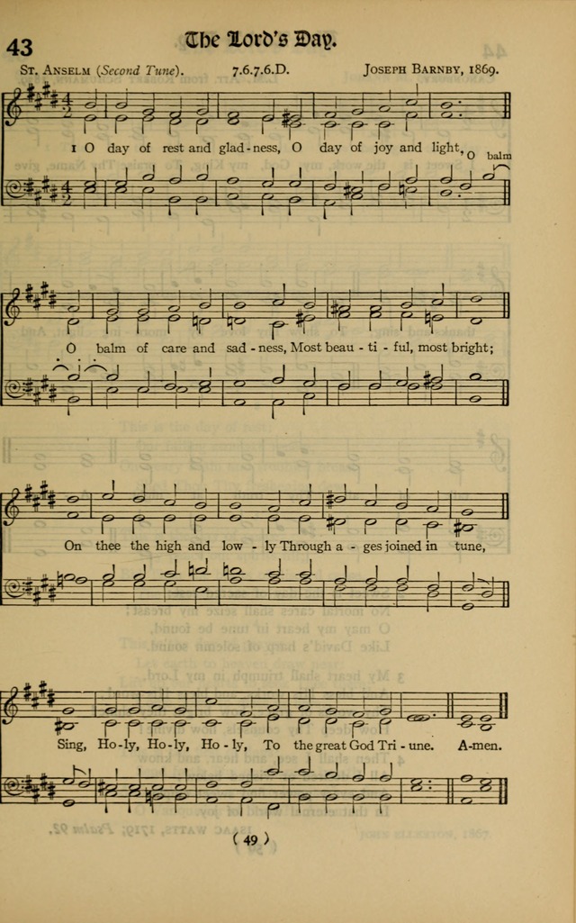 The Hymnal: as authorized and approved by the General Convention of the Protestant Episcopal Church in the United States of America in the year of our Lord 1916 page 119