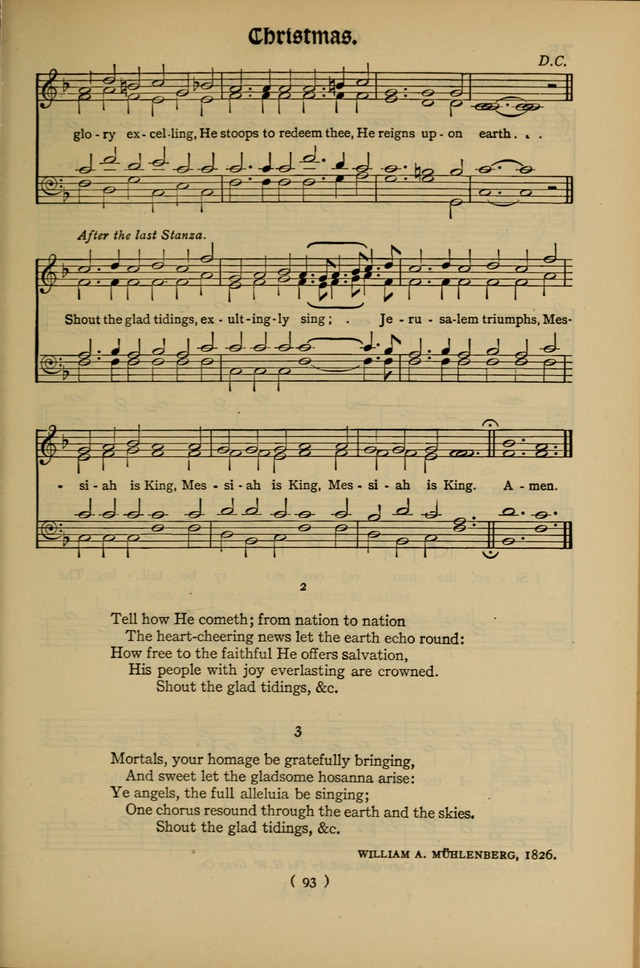 The Hymnal: as authorized and approved by the General Convention of the Protestant Episcopal Church in the United States of America in the year of our Lord 1916 page 163