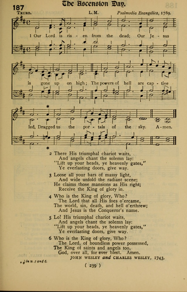 The Hymnal: as authorized and approved by the General Convention of the Protestant Episcopal Church in the United States of America in the year of our Lord 1916 page 309