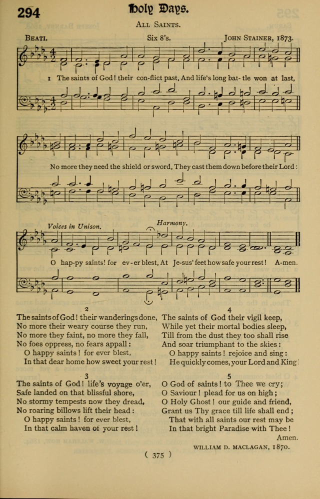 The Hymnal: as authorized and approved by the General Convention of the Protestant Episcopal Church in the United States of America in the year of our Lord 1916 page 450