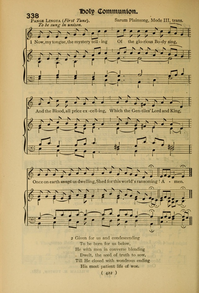 The Hymnal: as authorized and approved by the General Convention of the Protestant Episcopal Church in the United States of America in the year of our Lord 1916 page 497