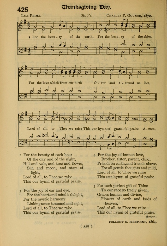 The Hymnal: as authorized and approved by the General Convention of the Protestant Episcopal Church in the United States of America in the year of our Lord 1916 page 603