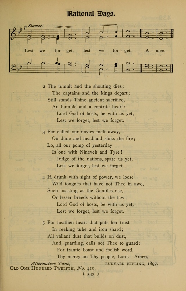 The Hymnal: as authorized and approved by the General Convention of the Protestant Episcopal Church in the United States of America in the year of our Lord 1916 page 622