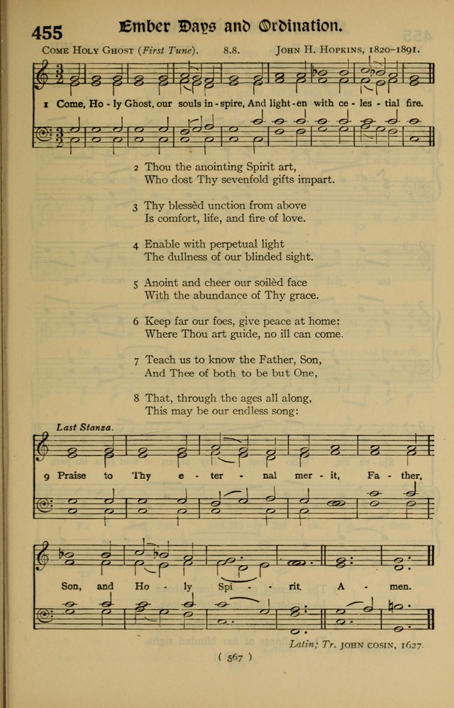 The Hymnal: as authorized and approved by the General Convention of the Protestant Episcopal Church in the United States of America in the year of our Lord 1916 page 642