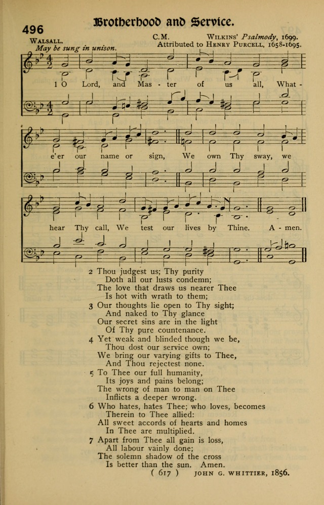 The Hymnal: as authorized and approved by the General Convention of the Protestant Episcopal Church in the United States of America in the year of our Lord 1916 page 692