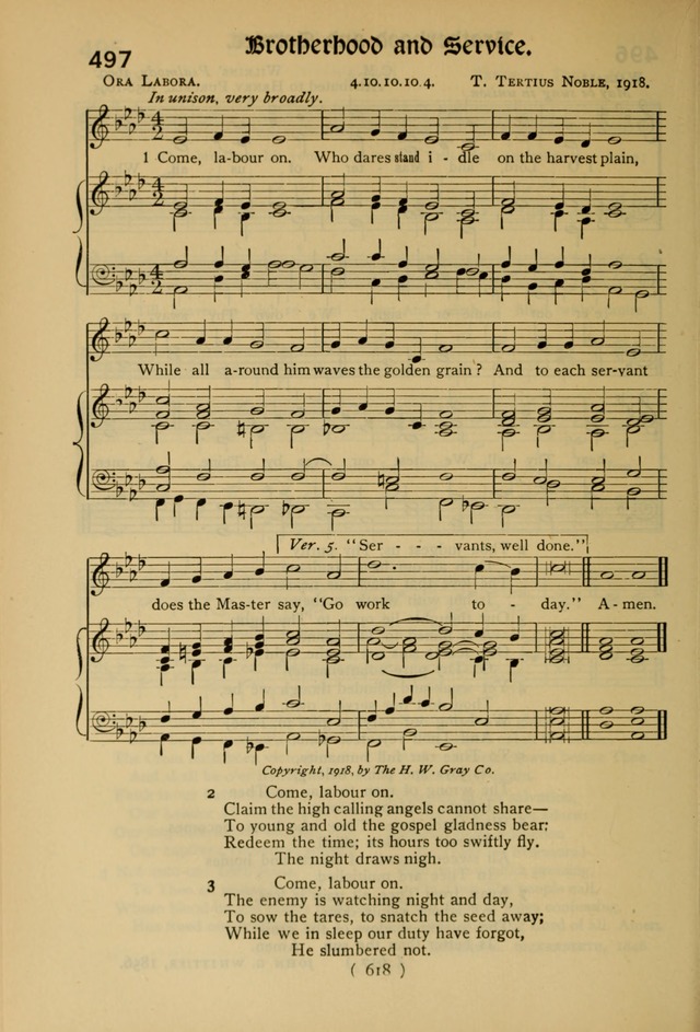 The Hymnal: as authorized and approved by the General Convention of the Protestant Episcopal Church in the United States of America in the year of our Lord 1916 page 693