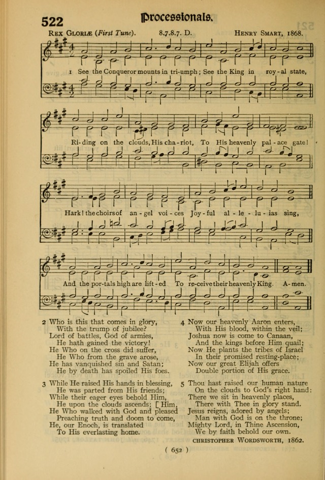 The Hymnal: as authorized and approved by the General Convention of the Protestant Episcopal Church in the United States of America in the year of our Lord 1916 page 727