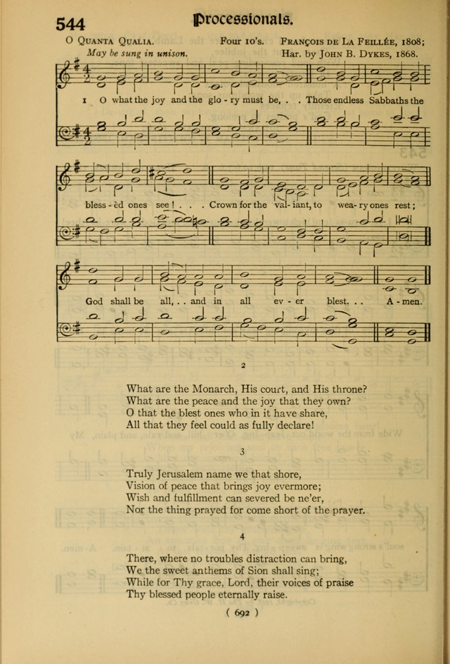 The Hymnal: as authorized and approved by the General Convention of the Protestant Episcopal Church in the United States of America in the year of our Lord 1916 page 767