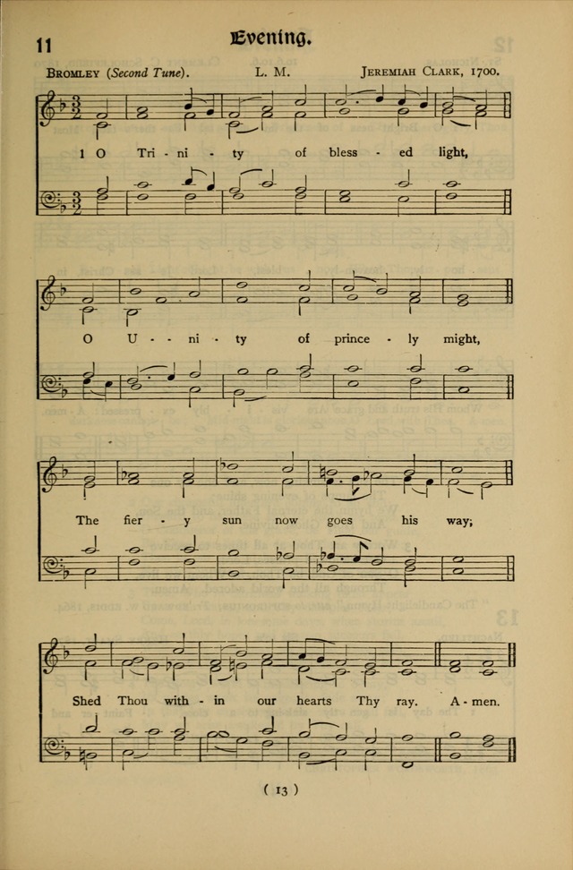 The Hymnal: as authorized and approved by the General Convention of the Protestant Episcopal Church in the United States of America in the year of our Lord 1916 page 83