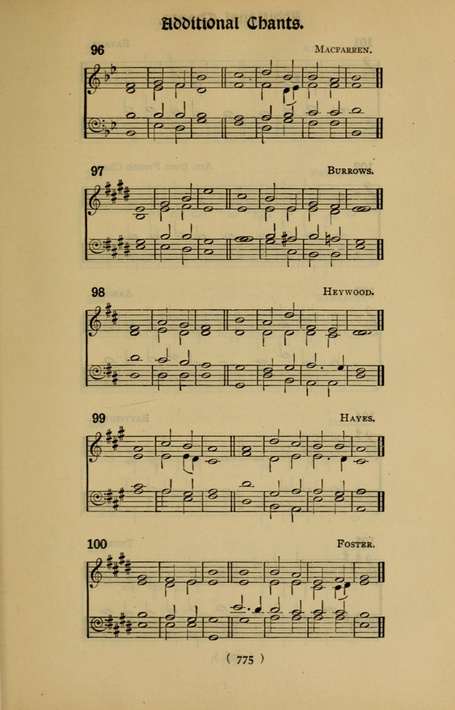 The Hymnal: as authorized and approved by the General Convention of the Protestant Episcopal Church in the United States of America in the year of our Lord 1916 page 850