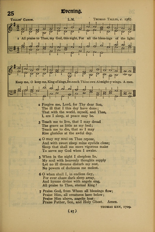 The Hymnal: as authorized and approved by the General Convention of the Protestant Episcopal Church in the United States of America in the year of our Lord 1916 page 97