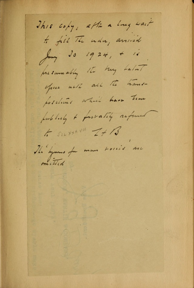 The Hymnal: as authorized and approved by the General Convention of the Protestant Episcopal Church in the United States of America in the year of our Lord 1916 page iii