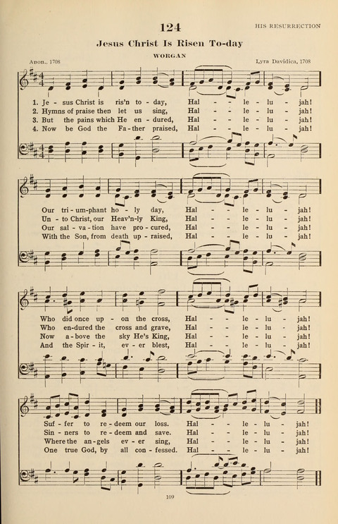 The Evangelical Hymnal page 109