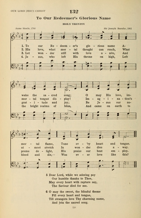 The Evangelical Hymnal page 116