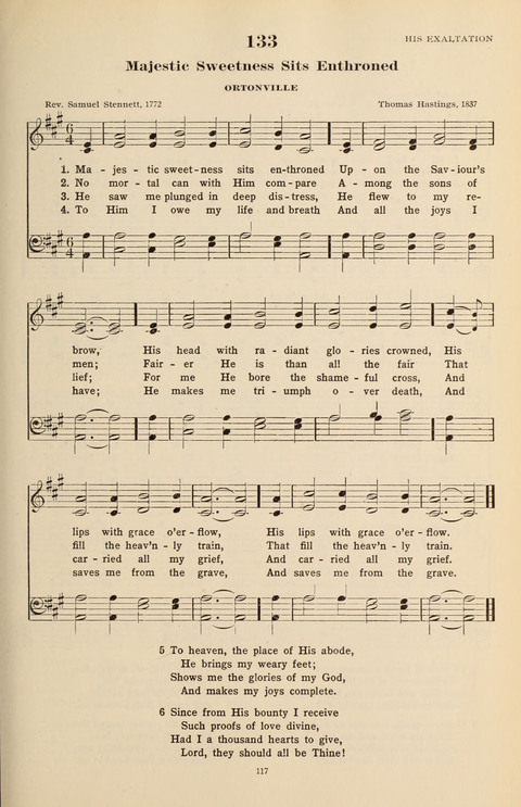 The Evangelical Hymnal page 117