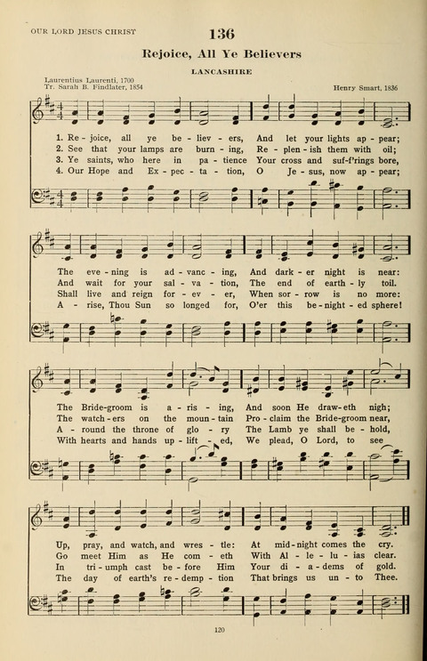 The Evangelical Hymnal page 120