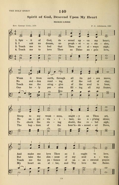 The Evangelical Hymnal page 124