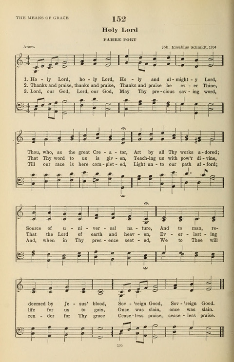 The Evangelical Hymnal page 136