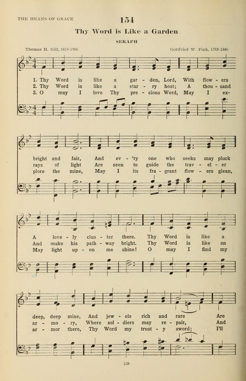 The Evangelical Hymnal page 138