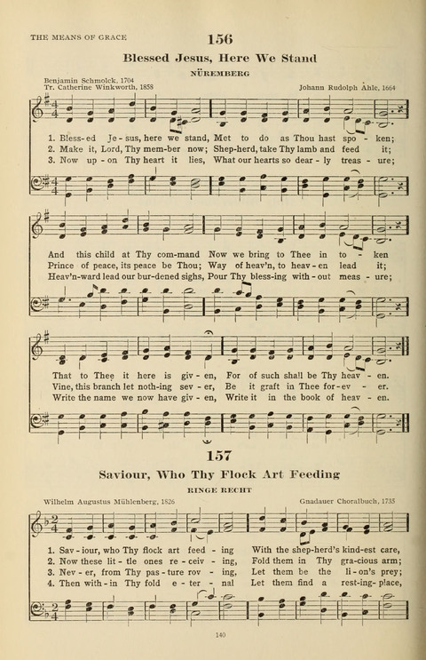 The Evangelical Hymnal page 140