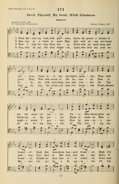 The Evangelical Hymnal page 152