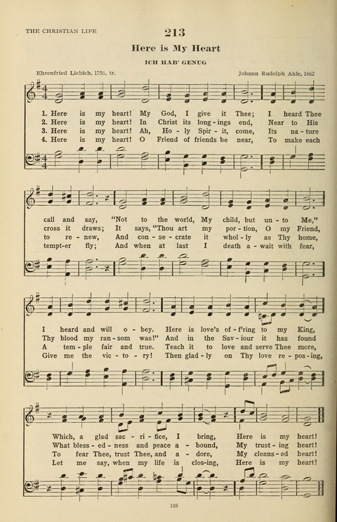 The Evangelical Hymnal page 190