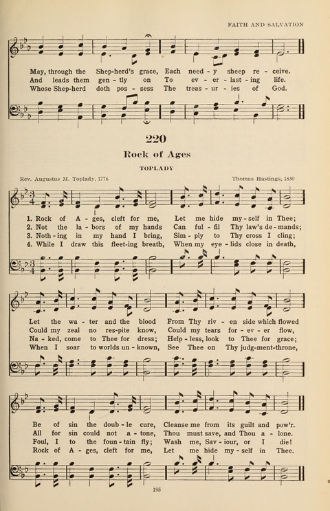 The Evangelical Hymnal page 197