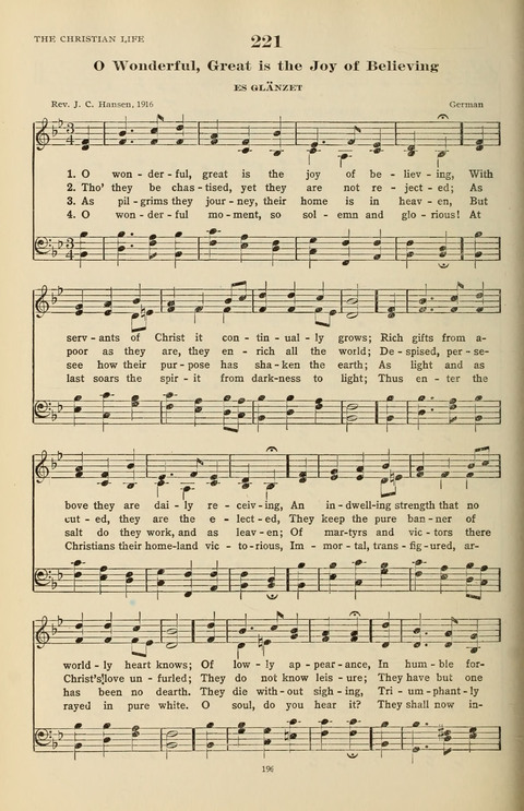 The Evangelical Hymnal page 198