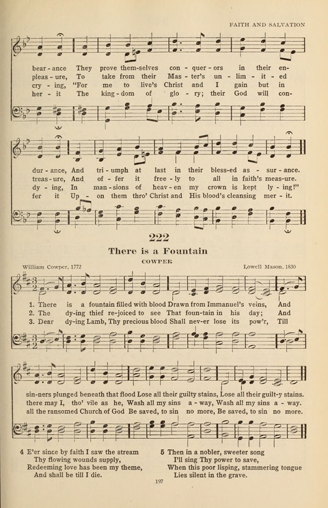 The Evangelical Hymnal page 199