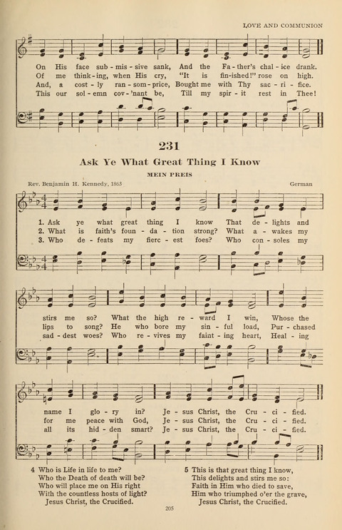 The Evangelical Hymnal page 207