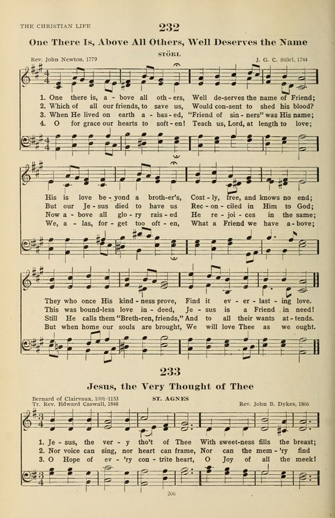 The Evangelical Hymnal page 208