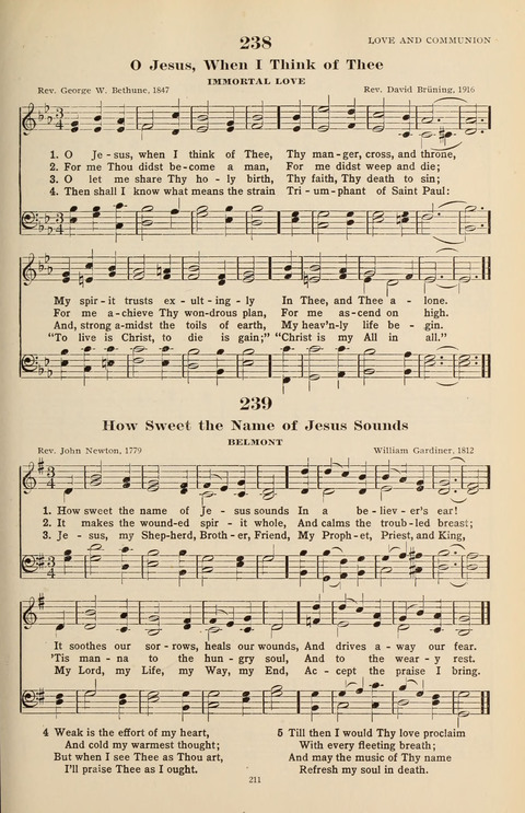 The Evangelical Hymnal page 213