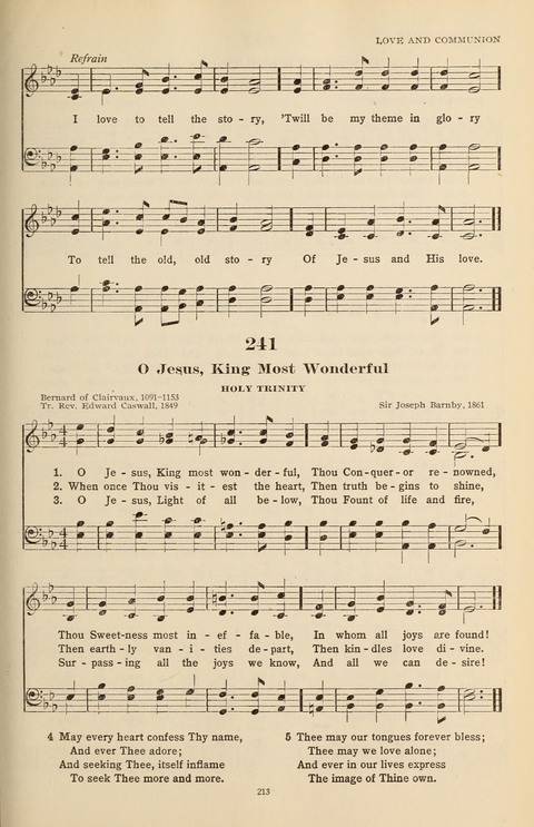 The Evangelical Hymnal page 215