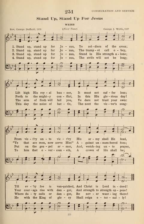 The Evangelical Hymnal page 225