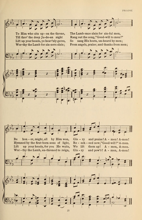 The Evangelical Hymnal page 25