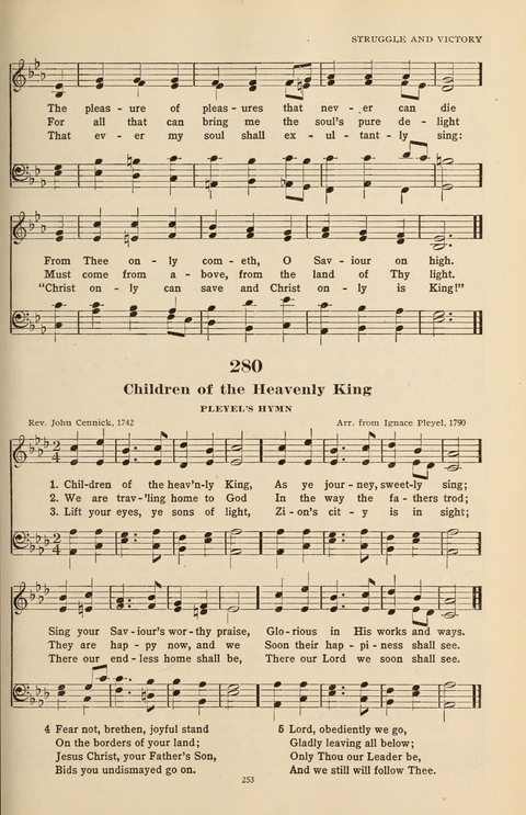 The Evangelical Hymnal page 255