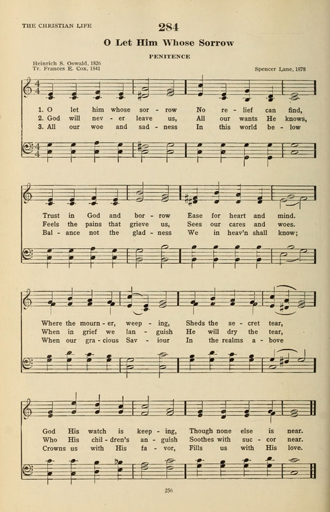 The Evangelical Hymnal page 258