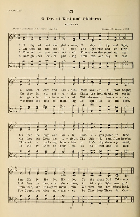 The Evangelical Hymnal page 26