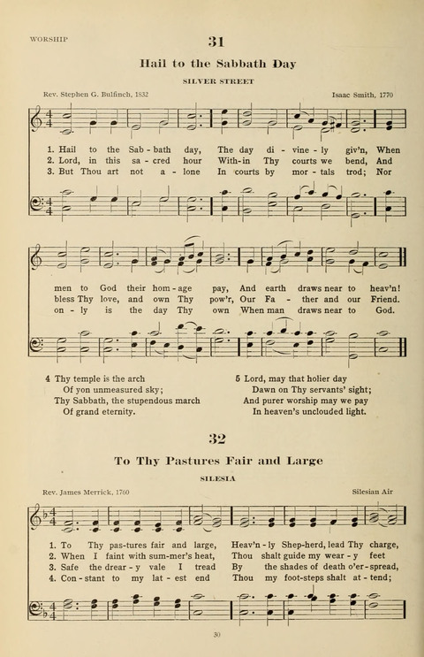 The Evangelical Hymnal page 30