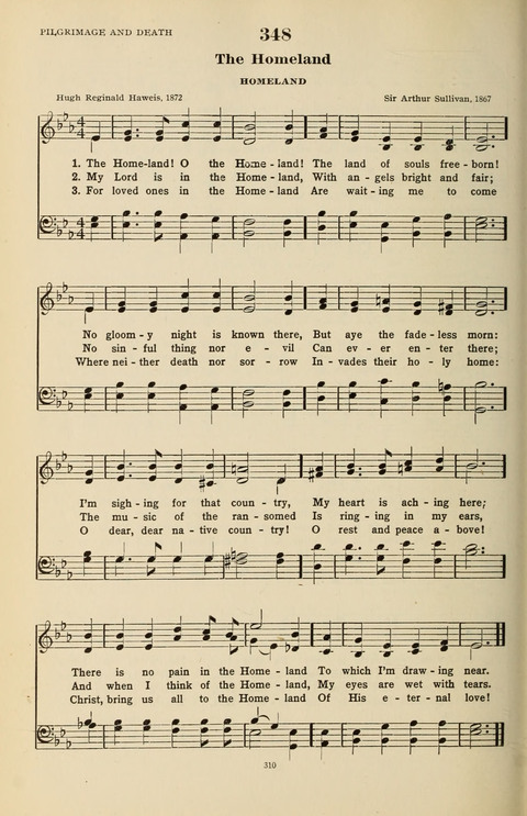 The Evangelical Hymnal page 312