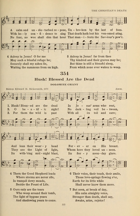 The Evangelical Hymnal page 317