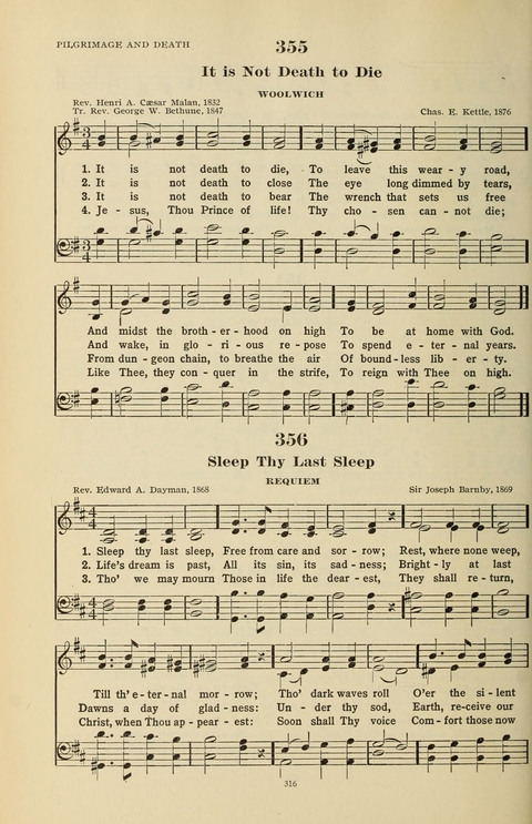 The Evangelical Hymnal page 318