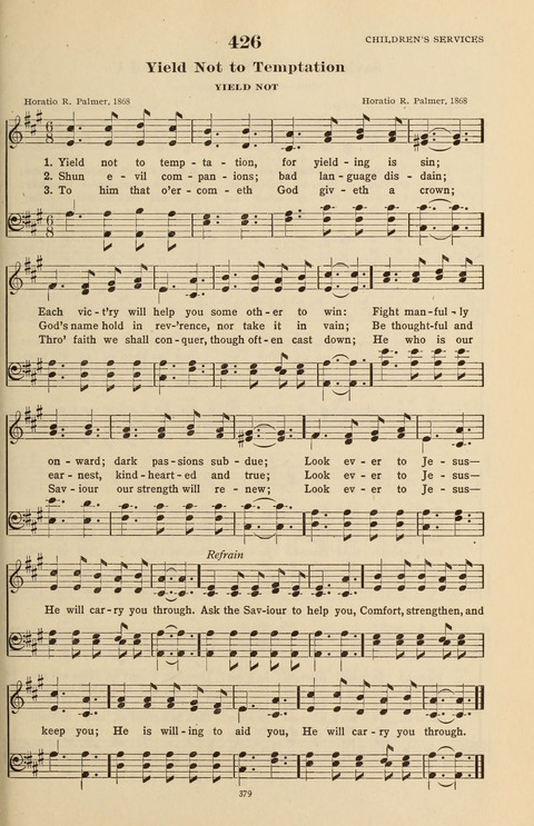 The Evangelical Hymnal page 381