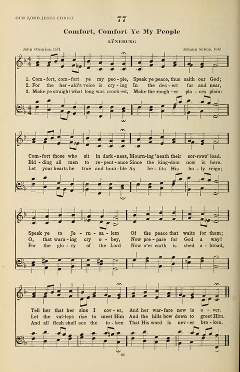 The Evangelical Hymnal page 66