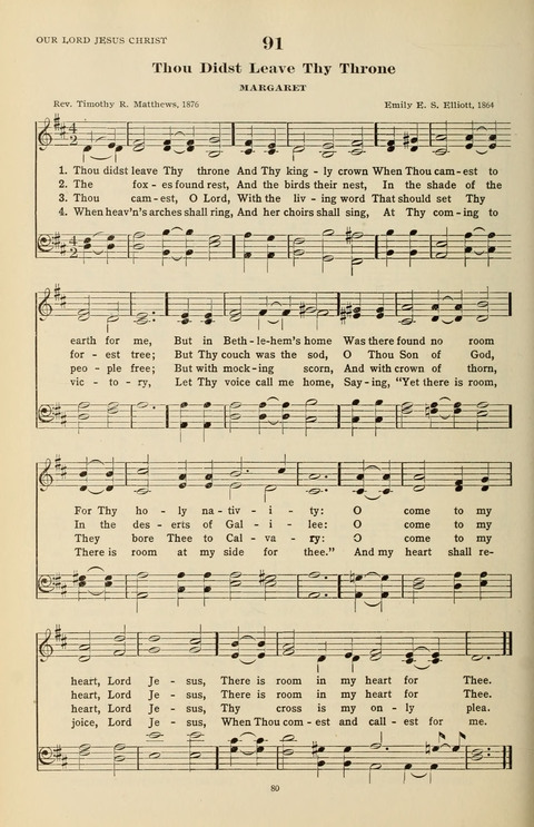 The Evangelical Hymnal page 80