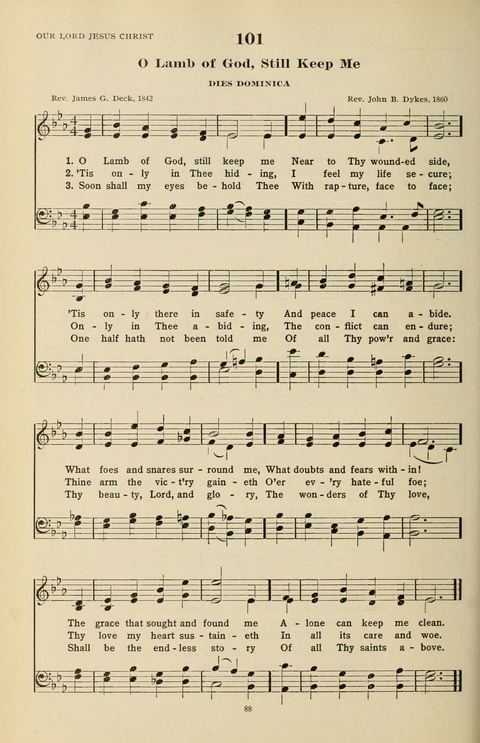 The Evangelical Hymnal page 88