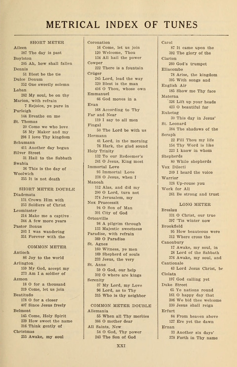 The Evangelical Hymnal page xxiv