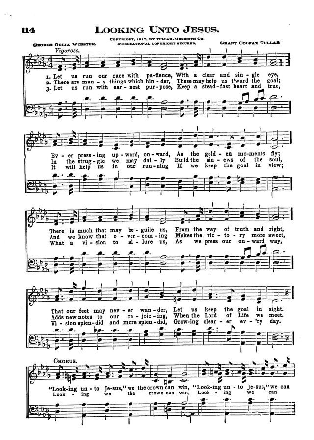 The Excelsior Hymnal page 114